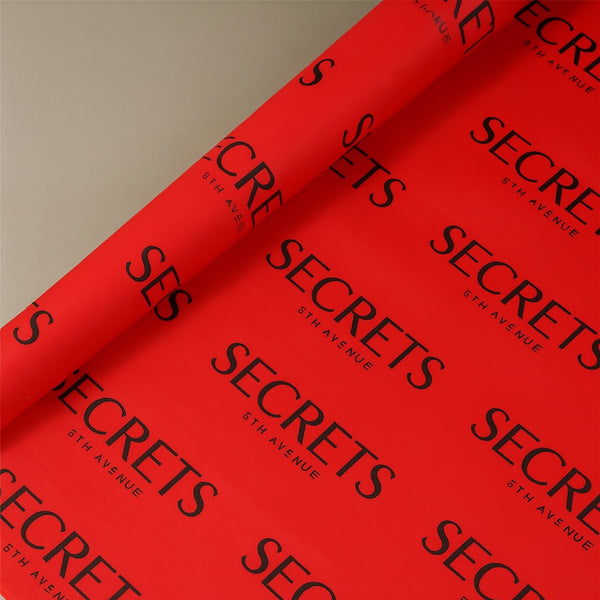 RED ROLL - Custom Tissue Paper - Full Colour Printing