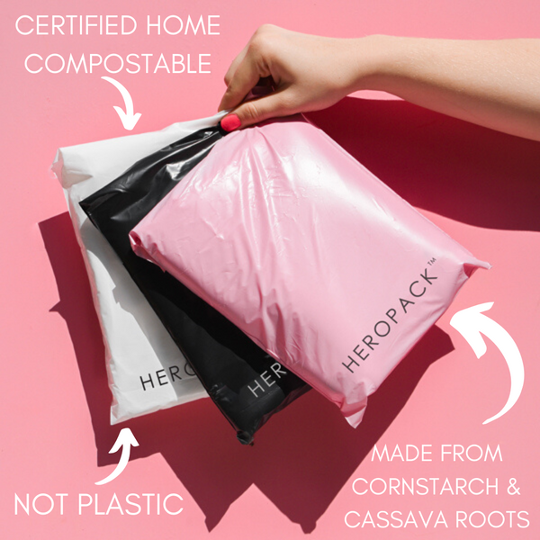 Pink Compostable Garbage Bags