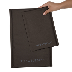 Black Compostable HEROBUBBLE Mailer